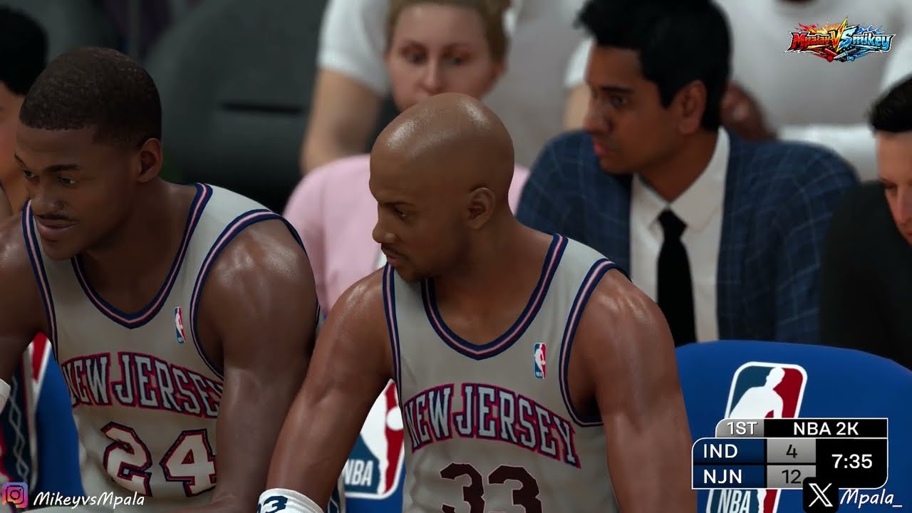 NBA 2K26 - New Jersey Nets vs Indiana Pacers - 2001 NBA Season Game