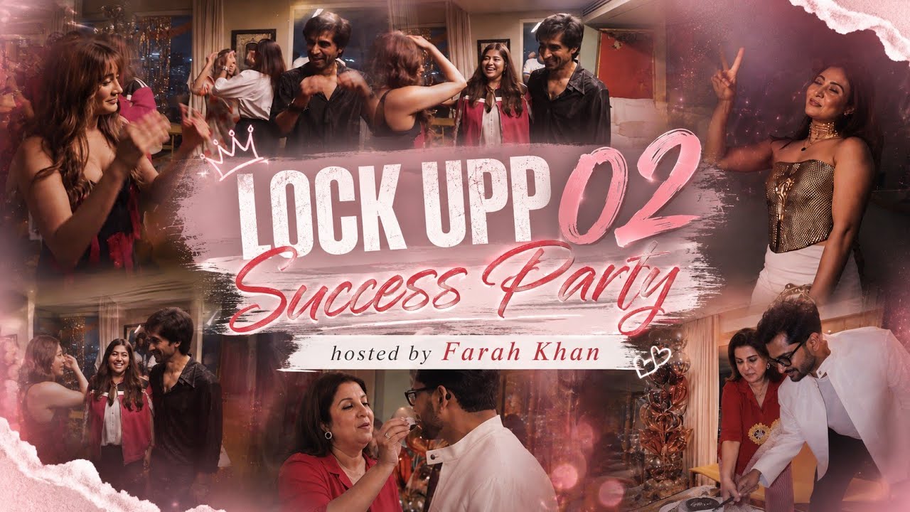 Glimpses from Farah's LOCKUPP 2 success party #lockupp2 