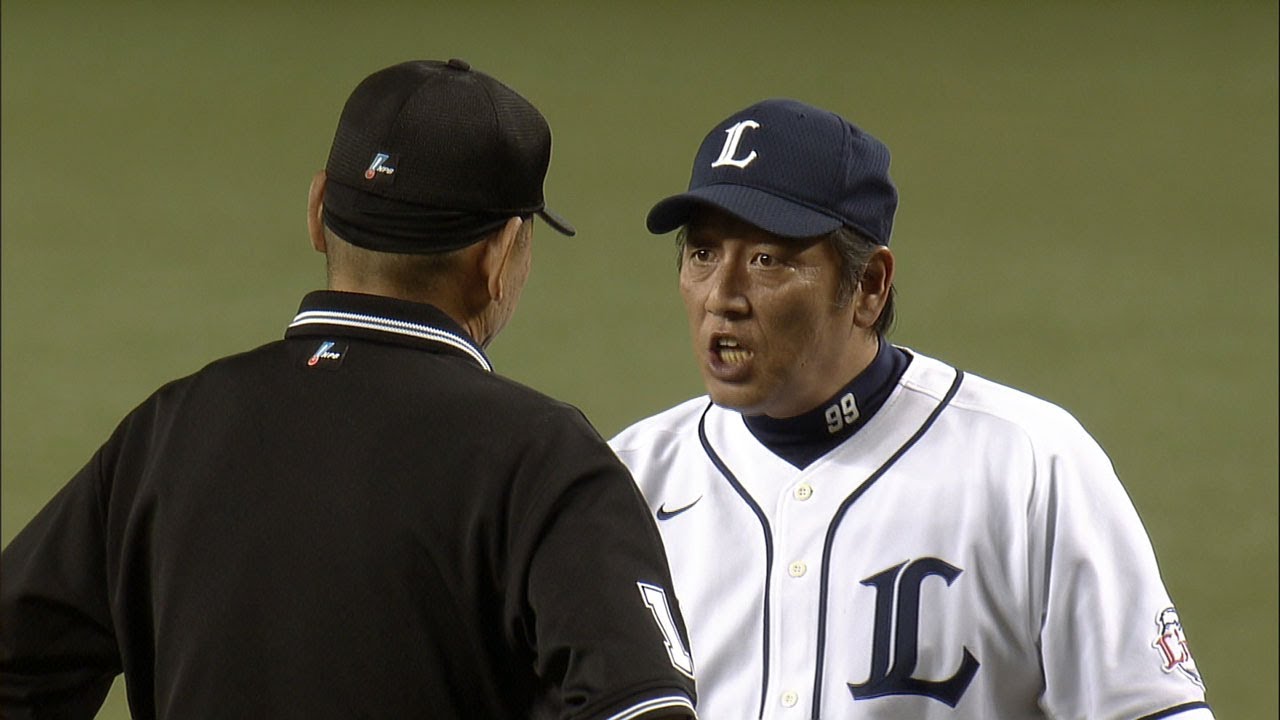 「タッチあっただろ！」渡辺監督がベンチを飛び出し抗議！ 2013.09.25 L-E