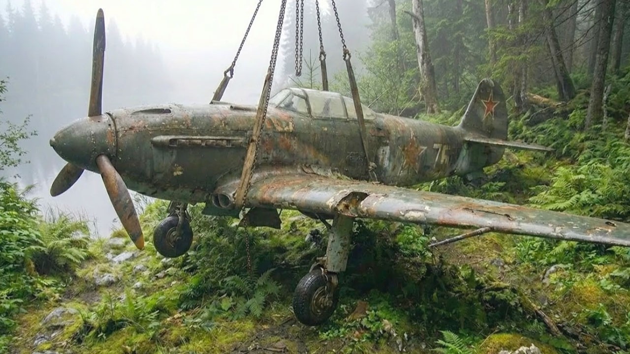 This Abandoned WWII Yak-3 Found in the Forest… 80 Years Later It Flies Again!