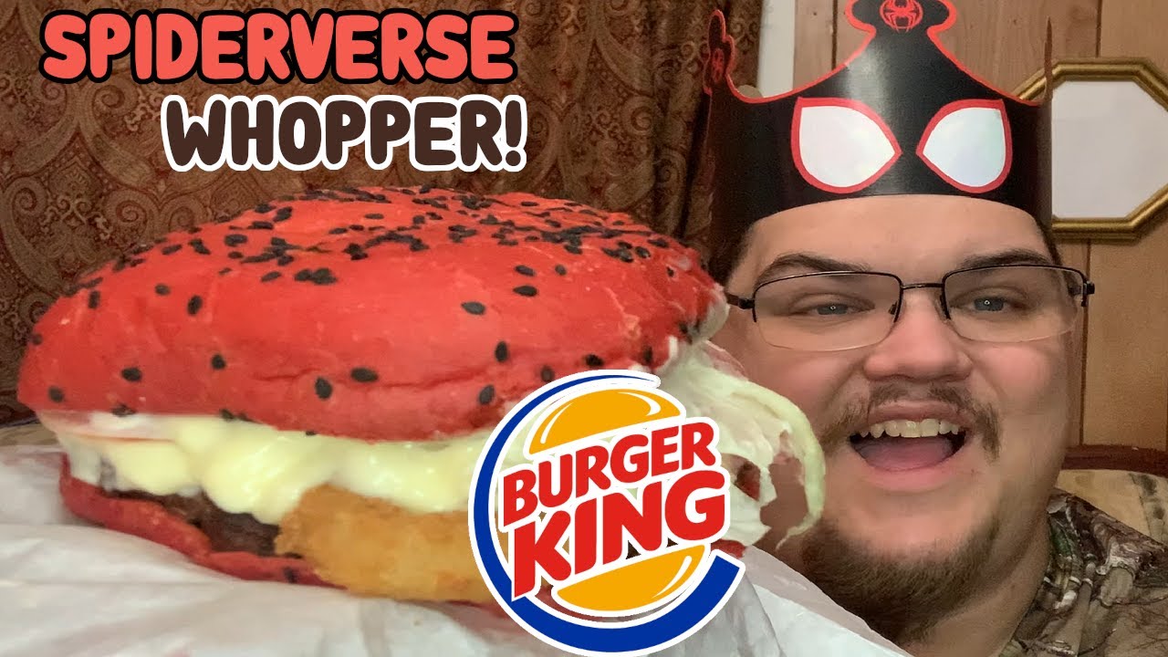 Spiderverse Whopper NEW from Burger King!