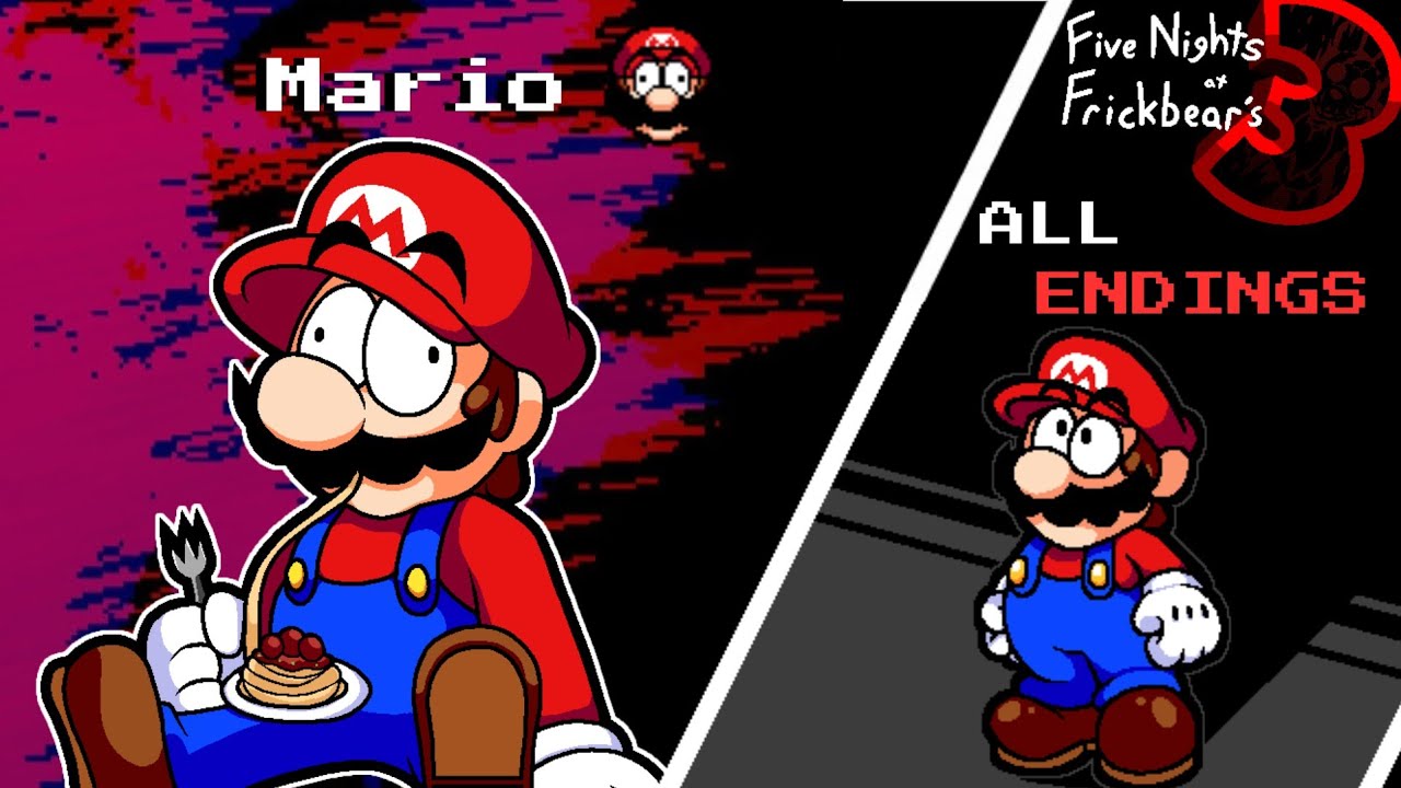Five Nights at Frickbear's3 mod &mdash; SMG4 Mario showcase playthrough 