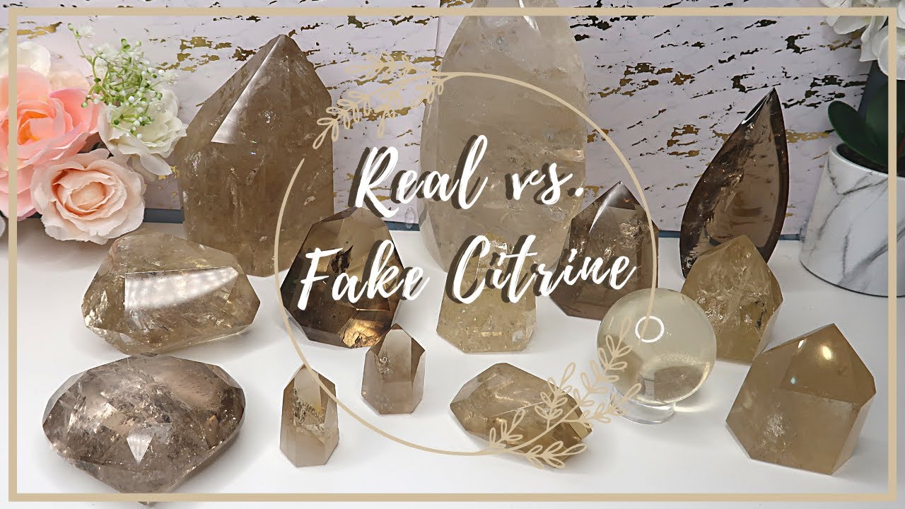Crystal Corner 🔮 | Настоящий цитрин против поддельного | Как отличить подделку