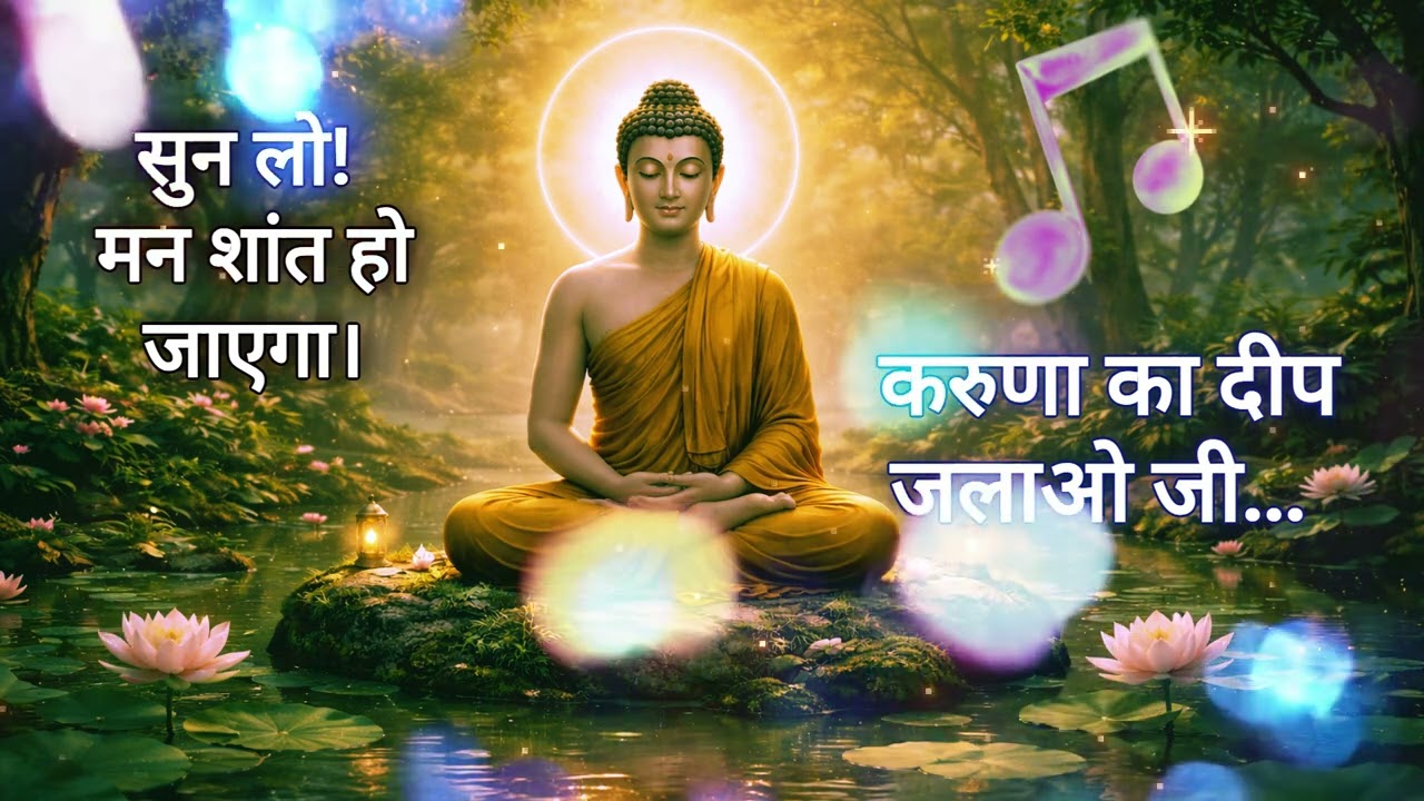 करुणा का दीप जलाओ जी | Buddhist Song | Buddha Vani | Peace Meditation Song | हिंदी बौद्ध गीत