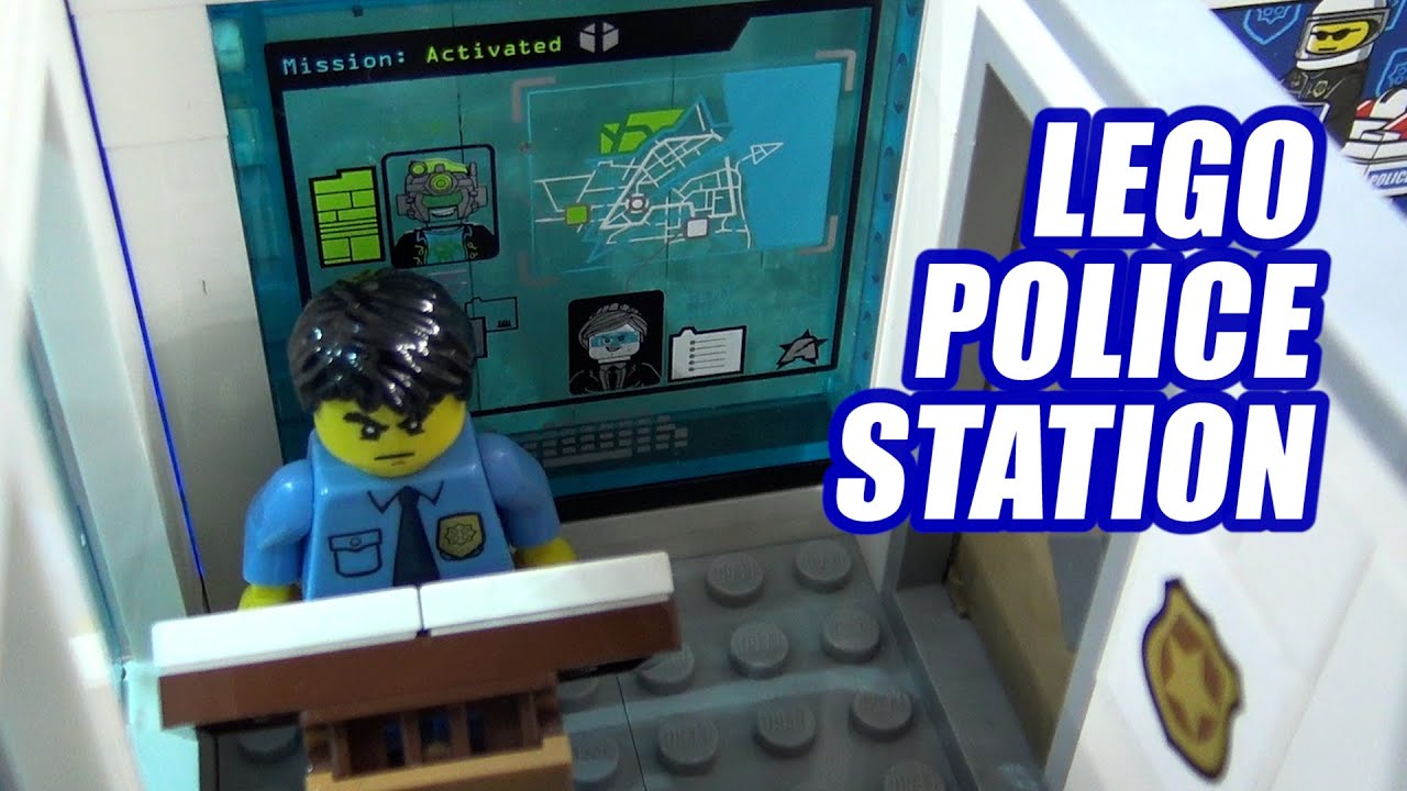 LEGO Police Station with Amazing Full Interior by JANGBRiCKS