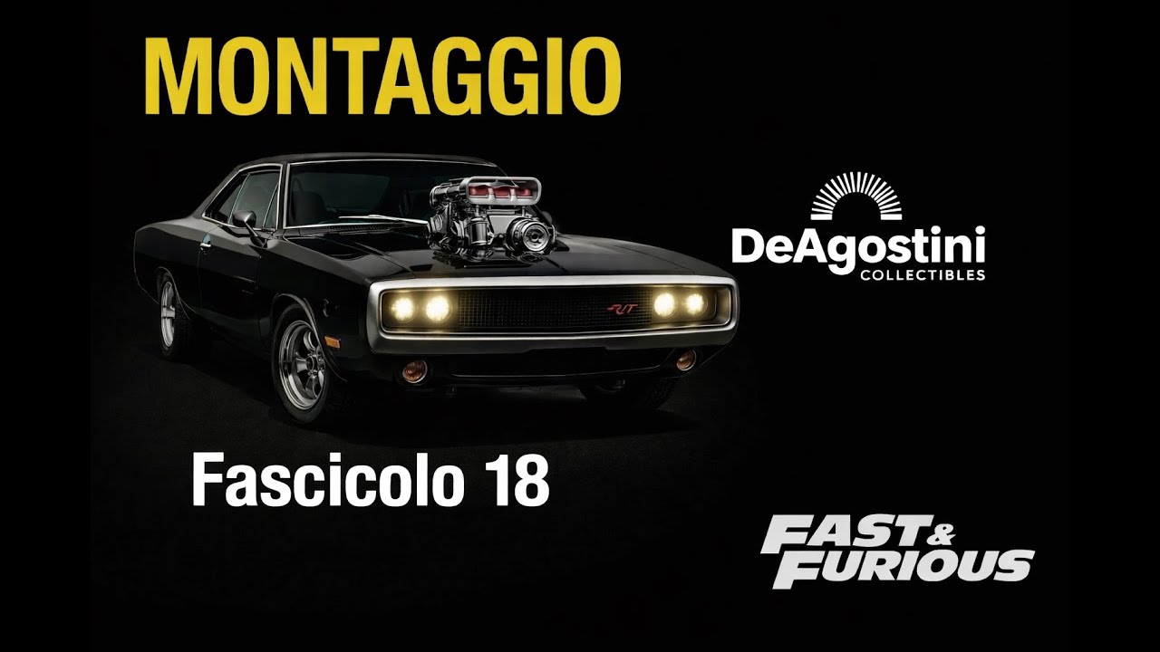 Dodge Charger R/T De Agostini Collectibles | Montaggio Fascicolo 18 (Fast & Furious)