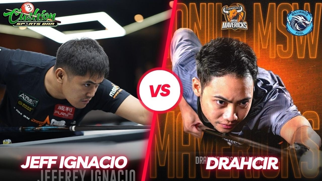 🔴BILLIARDS | JEFF IGNACIO VS DRAHCIR | RACE 15