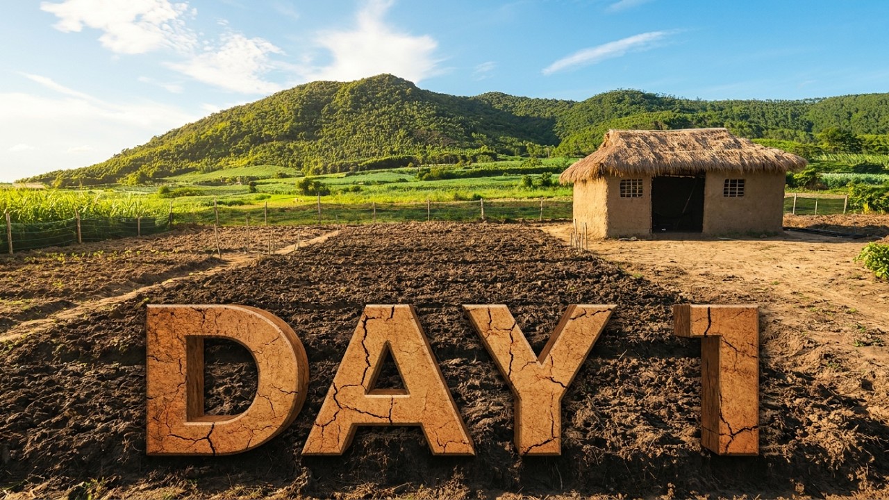 Life farming alone for beginners growing vegetables