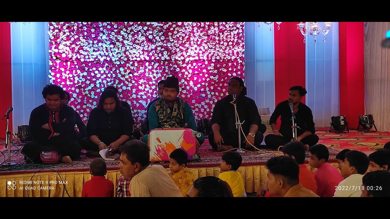 Live Jashn Eid E Ghadeer @Ibadath Khana E Hussaini Mehmaan Madhe Khan  Chishti Brothers 18th Zilhij