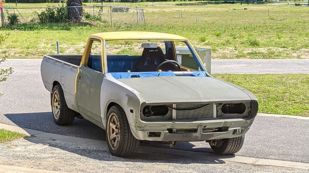 1975 Datsun 620 Restomod Project Update - Off for paint