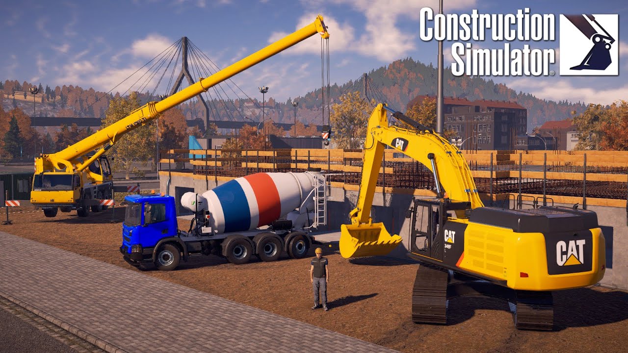 GELUIDSWAL AANLEGGEN + SNELWEG VOOR DE STAD!? - Construction Simulator {G29}