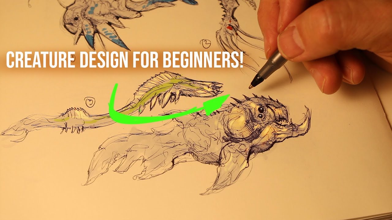Easy Creature Drawing Tutorial Anyone Can Follow!