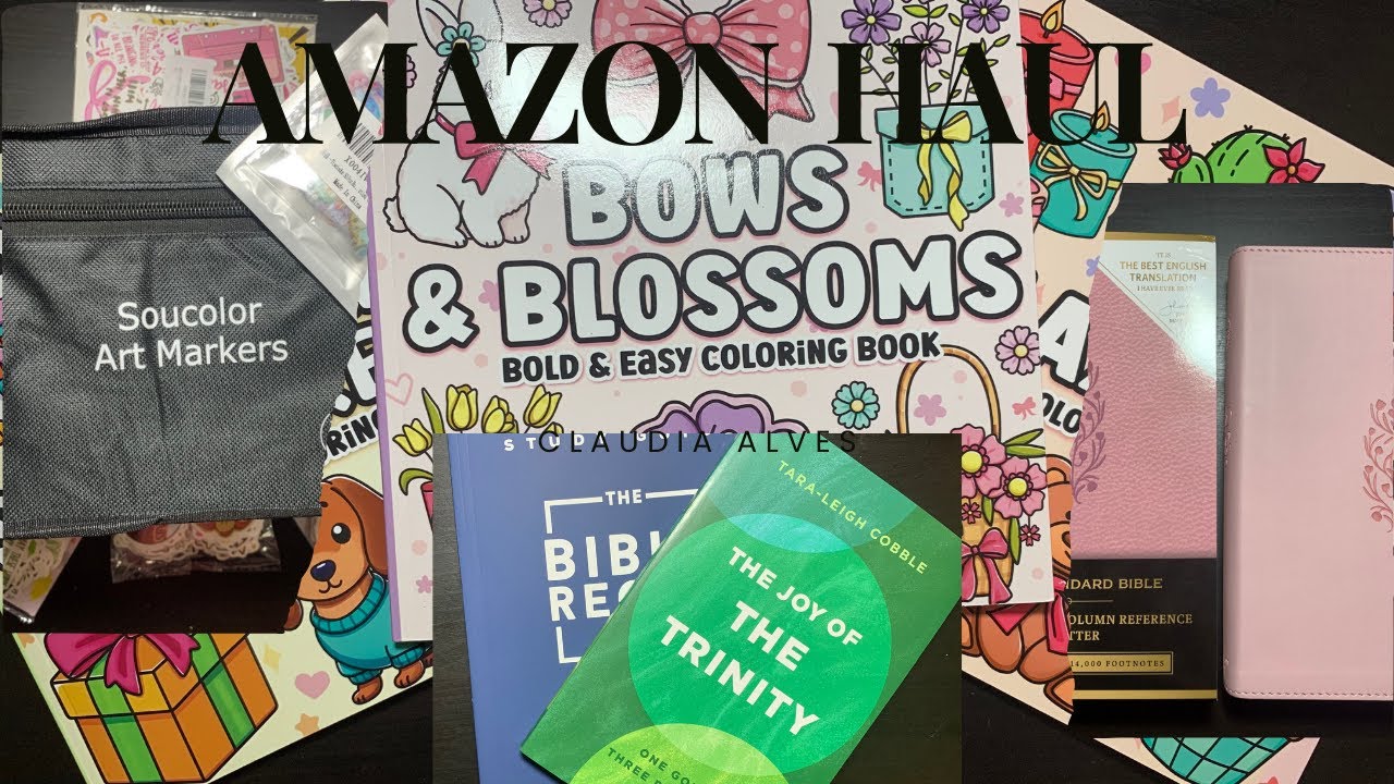 Amazon Haul / Coloring Books, Pens, Markers, Bible stickers, Bibles & more #biblejournaling