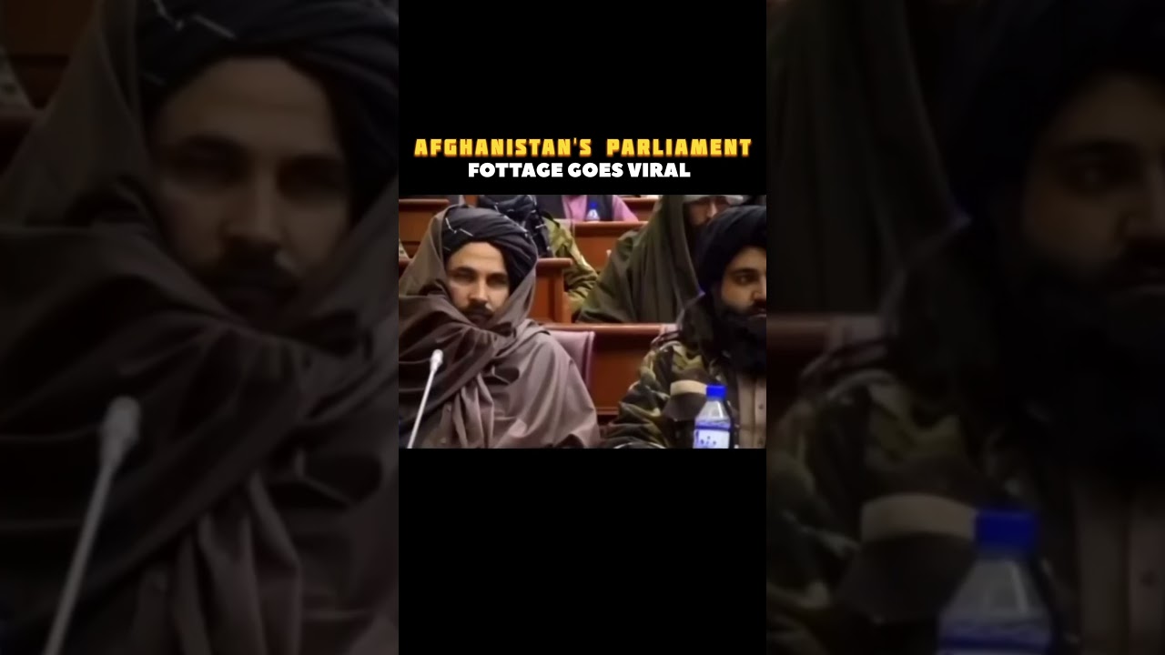 AFGHANISTAN'S PARLIAMENT FOTTAGE GOES VIRAL #shorts