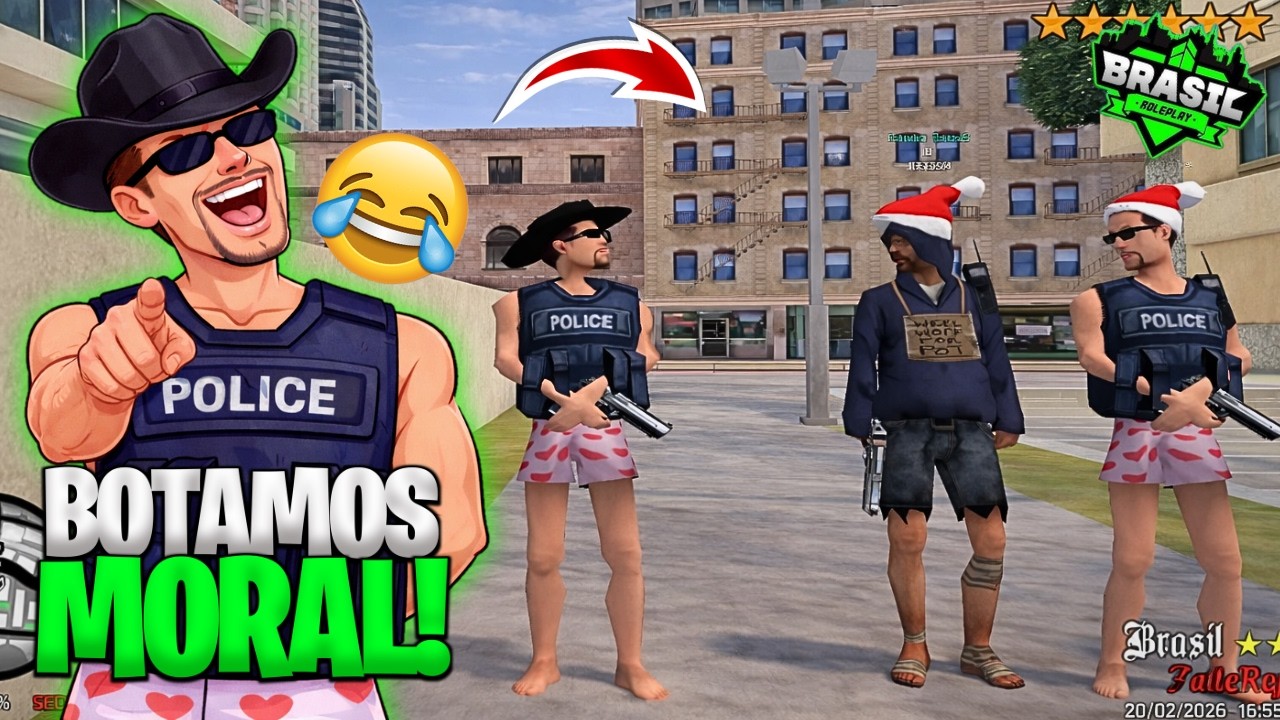 JUNTEI COM O ENSANO E O OVITINZ E BOTAMOS MORAL 🤣 BRASIL ROLEPLAY - Eduardo BRP
