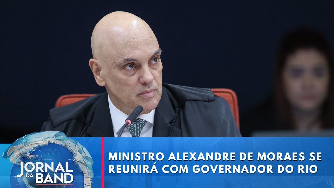 Ministro Alexandre de Moraes se reunir&aacute; com governador do Rio de Janeiro | Jornal da Band