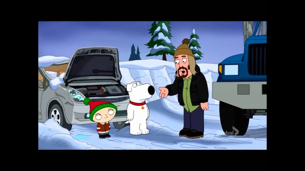 family guy encounter a Canadian man who keeps saying eh eh eh