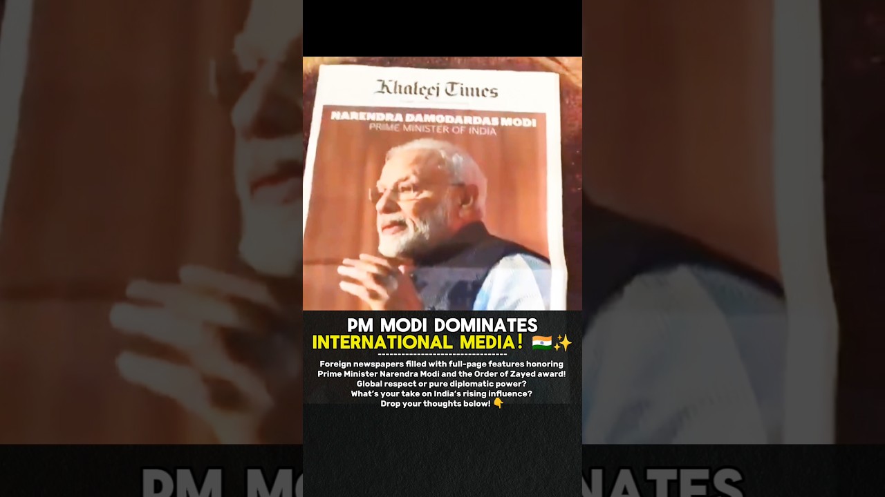 PM Modi On Global Headlines #shorts