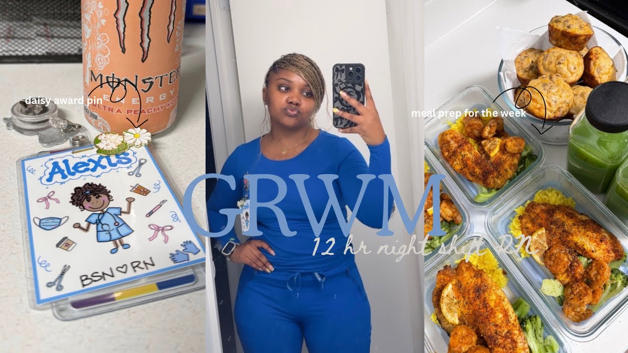 GRWM | 12hr Night Shift Routine As A RN 