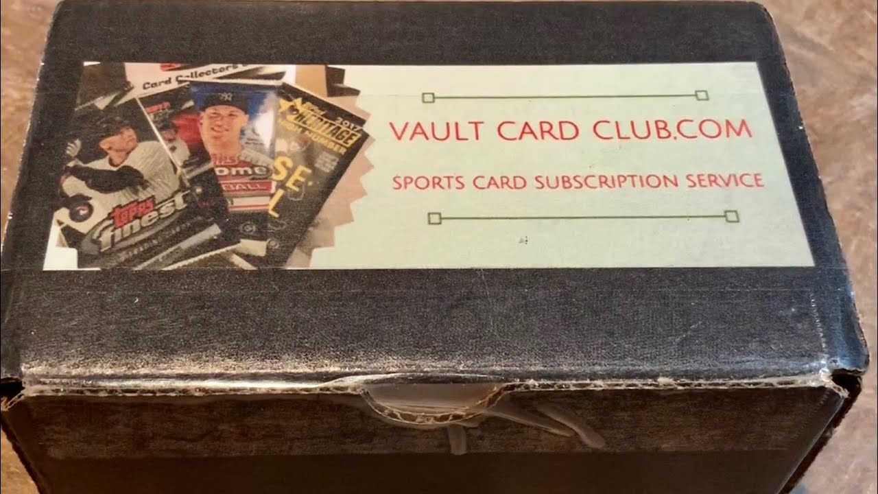VAULT CARD CLUB CLASSIC SUBSCRIPTION BASEBALL CARD BOX OPENING!