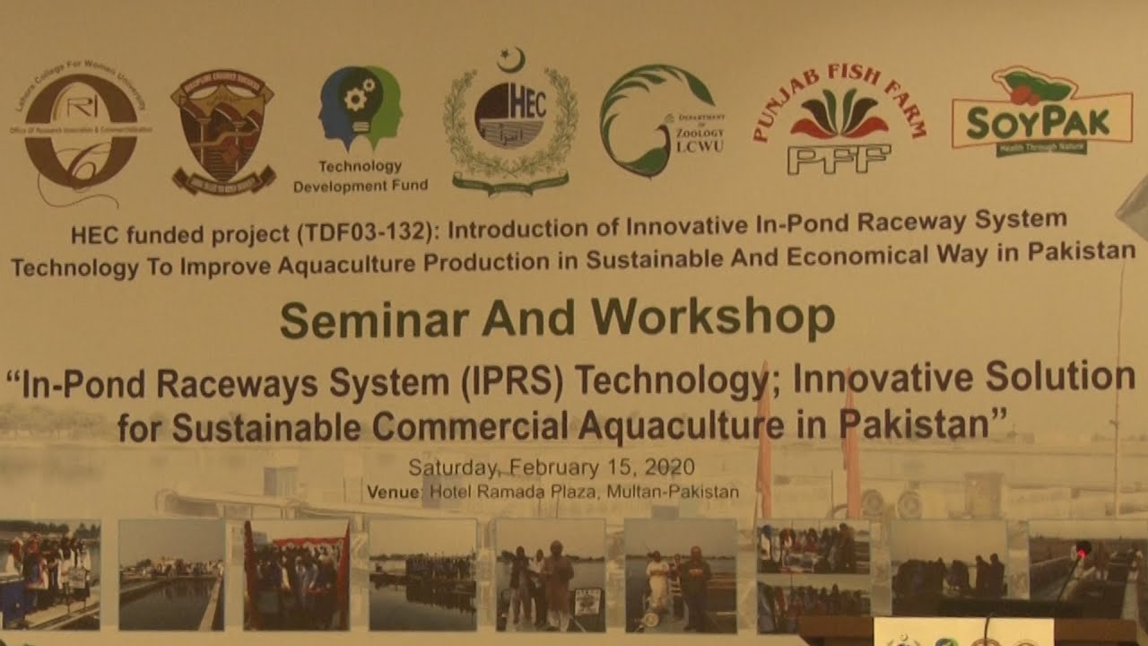 Seminar and workshop In-Pond Raceways System (IPRS)
