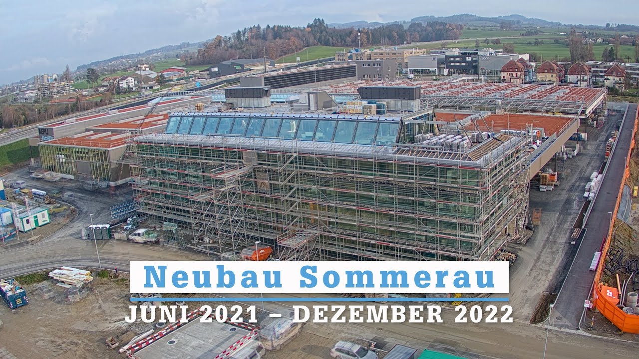 Neubau neuer Firmensitz: Timelapse Juni 2021 – Dezember 2022