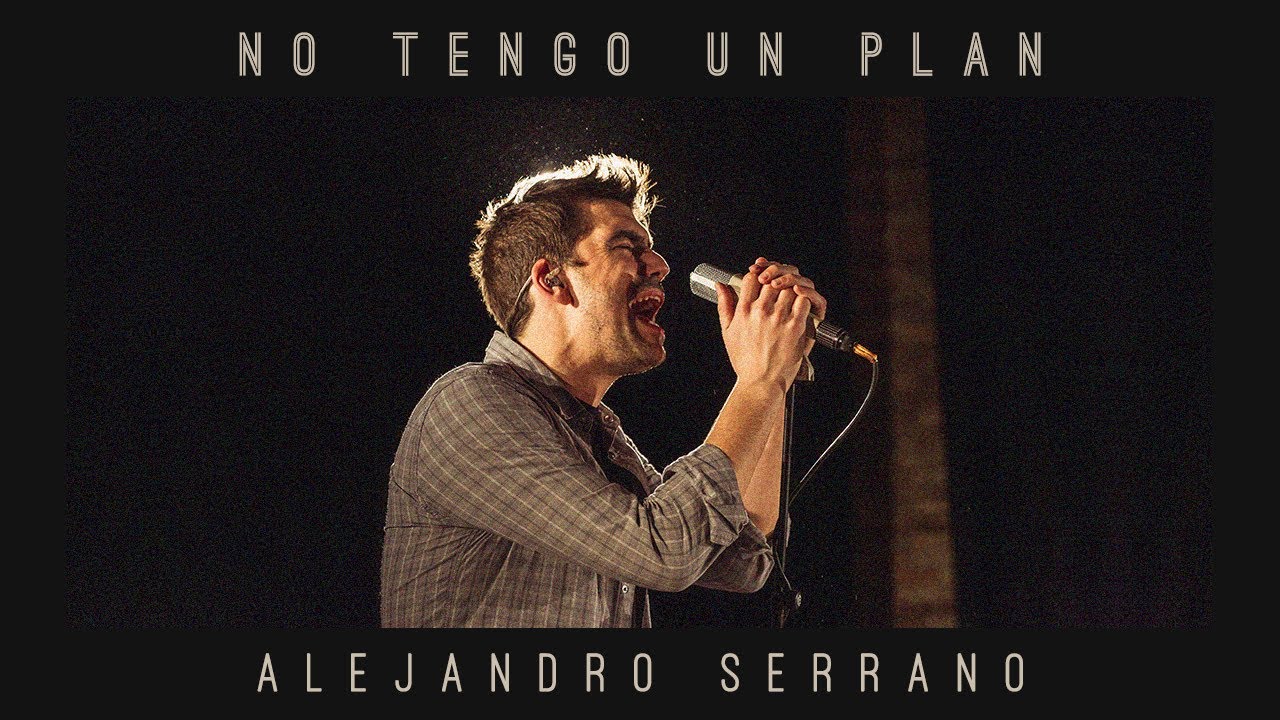 ALEJANDRO SERRANO - No tengo un plan (Vídeo en directo en Estudio Uno)