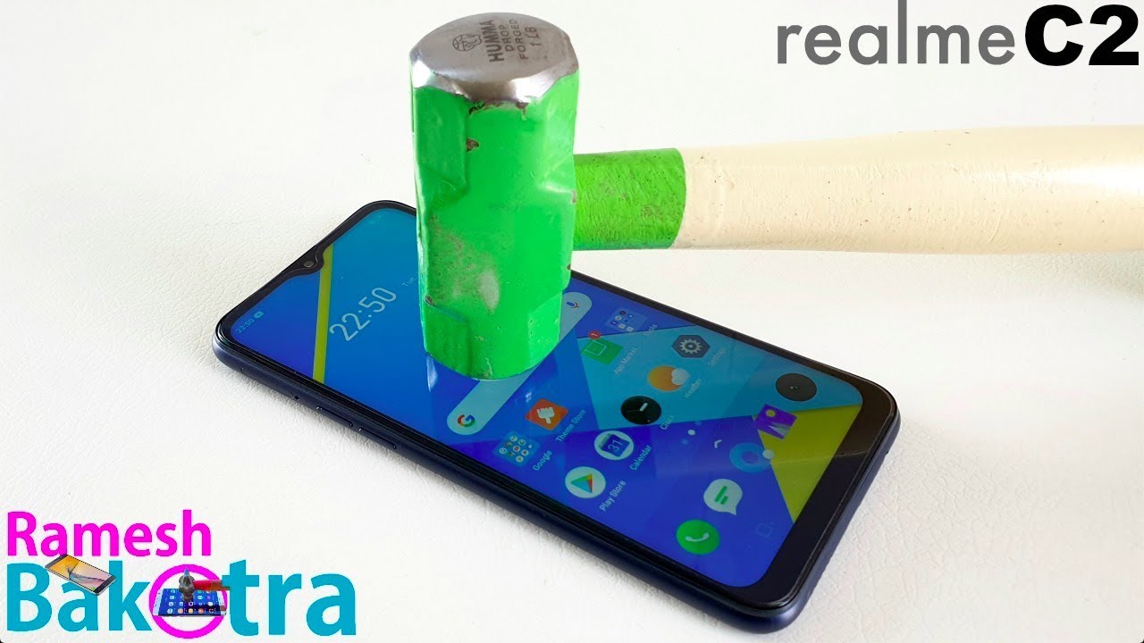 Realme C2 Screen Scratch Test Gorilla Glass 3