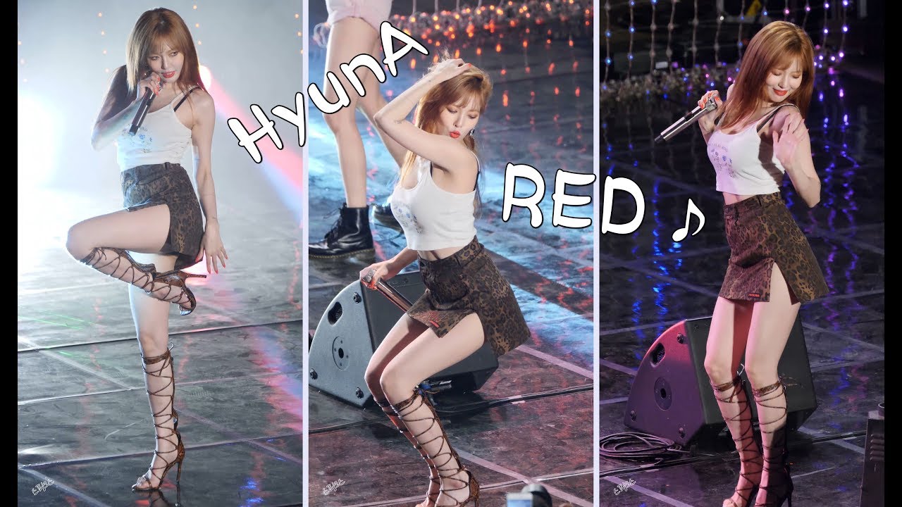 [4K] 190514 HyunA (현아) - RED (빨개요) 직캠 (FANCAM) @한국외대글로벌캠퍼스 축제 by SPHiNX