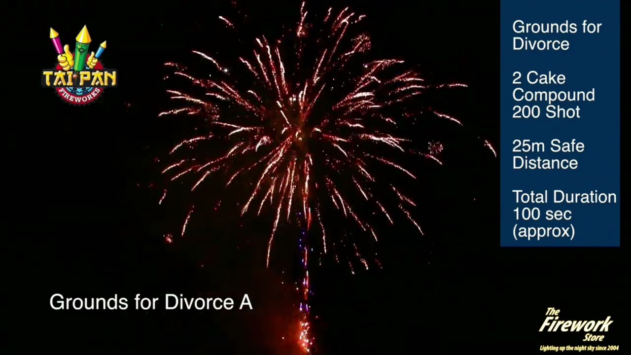 Grounds for Divorce from Taipan Fireworks