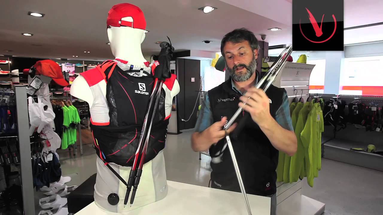 ¿Cómo fijar los bastones en la mochila de Trailrunning?