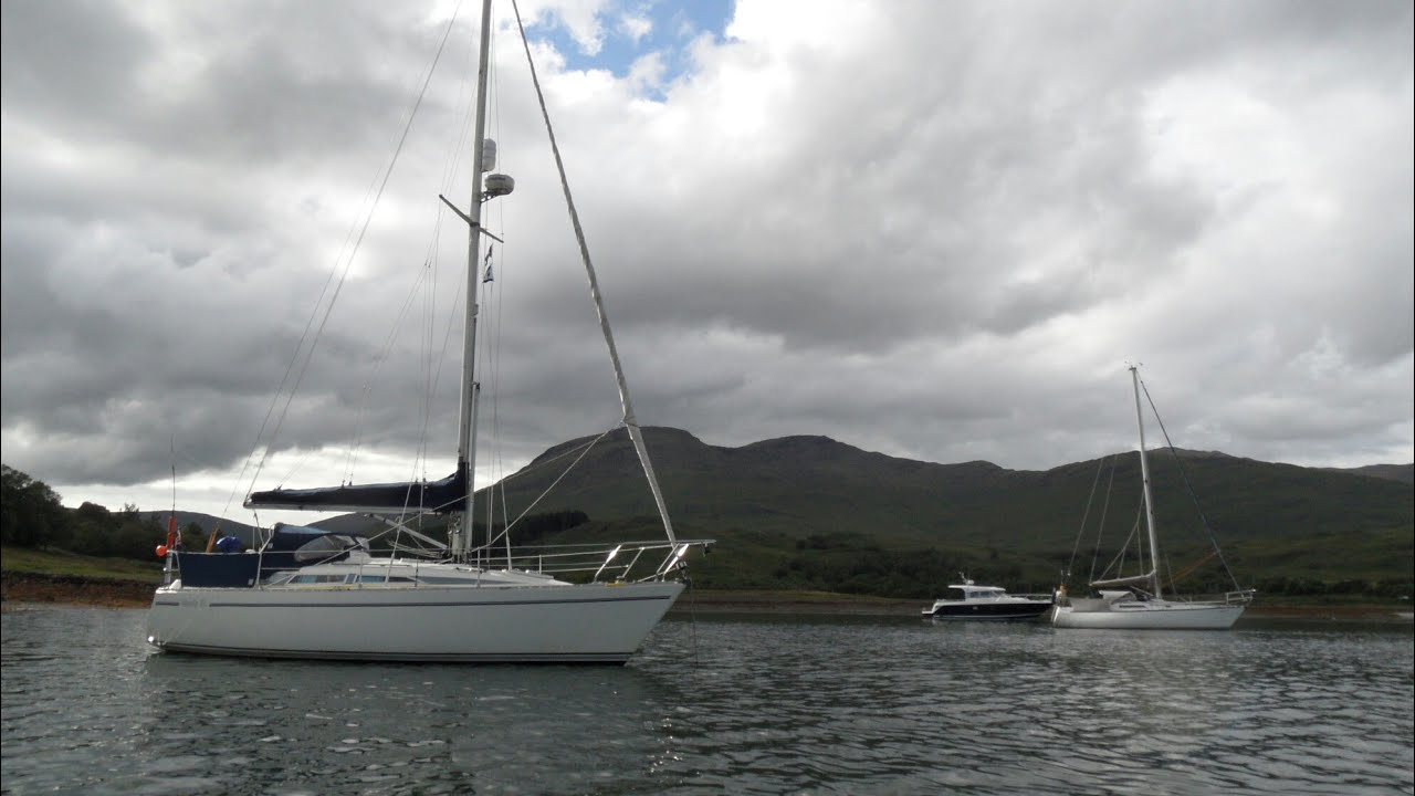 Tidecatcher (Moody 31) Sailing in and around the Lynn of Lorne