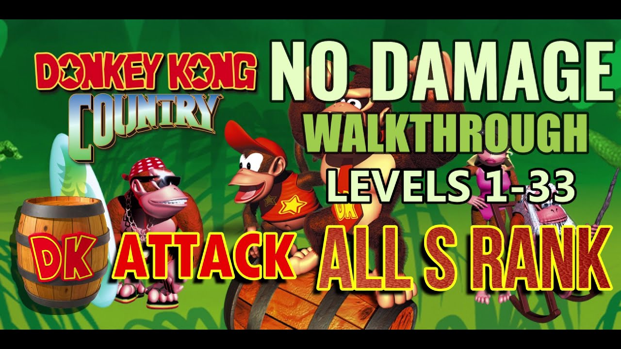 Donkey Kong Country GBA - DK Attack Mode | ALL 