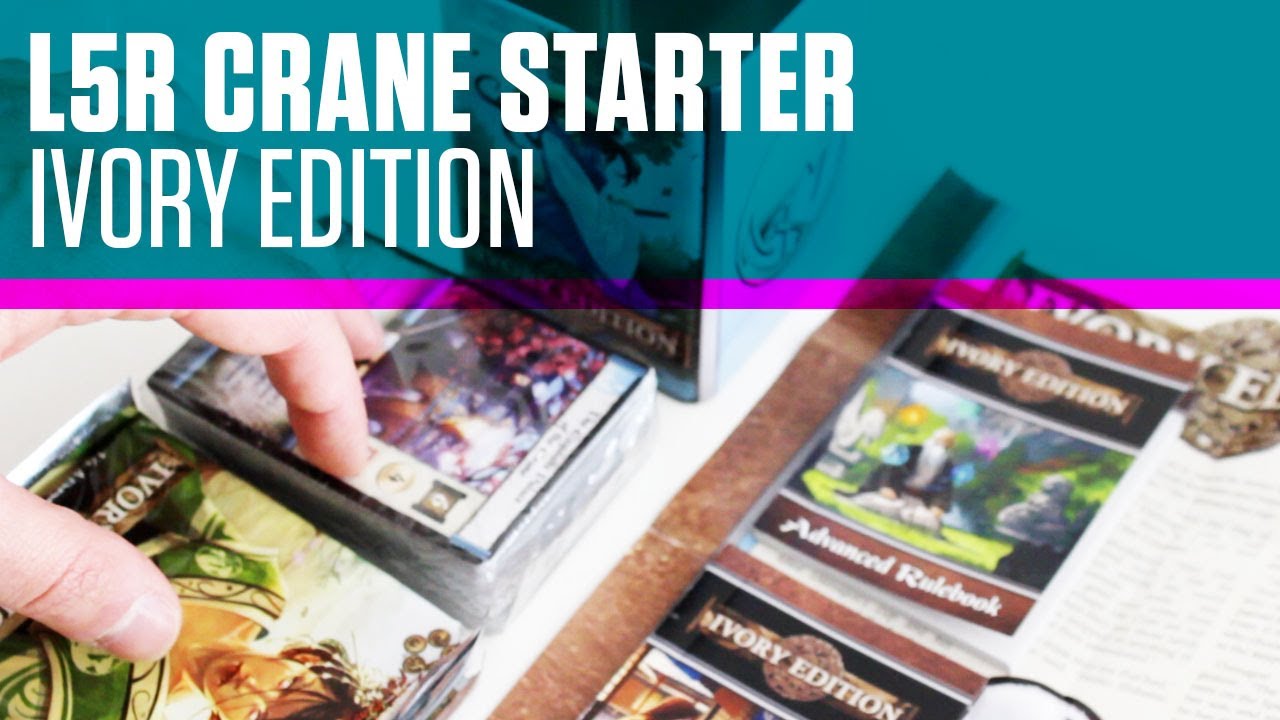 L5R - Legend of the Five Rings - Crane Starter Deck - Ivory Edition CCG TCG
