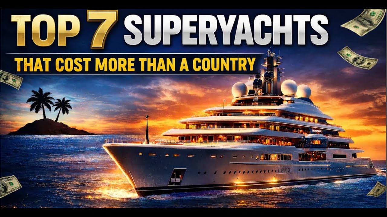 These Superyachts Cost More Than Entire Countries