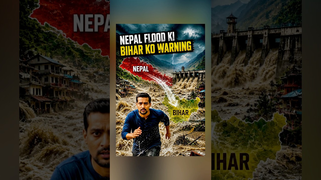 Nepal Ki Flood Bihar Tak Pahunch Sakti Hai 😱 #shorts #viral