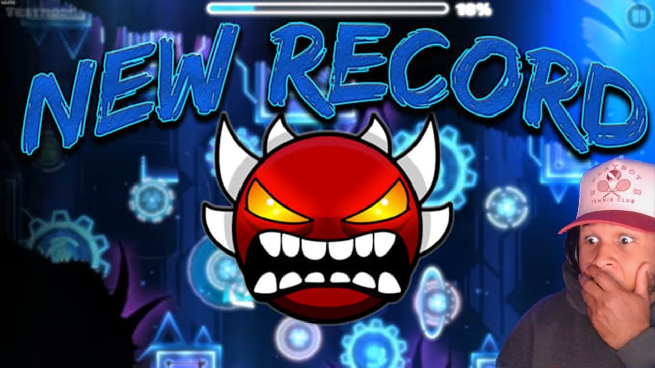 Geo (Geometry) Dash сошла с ума!!!!