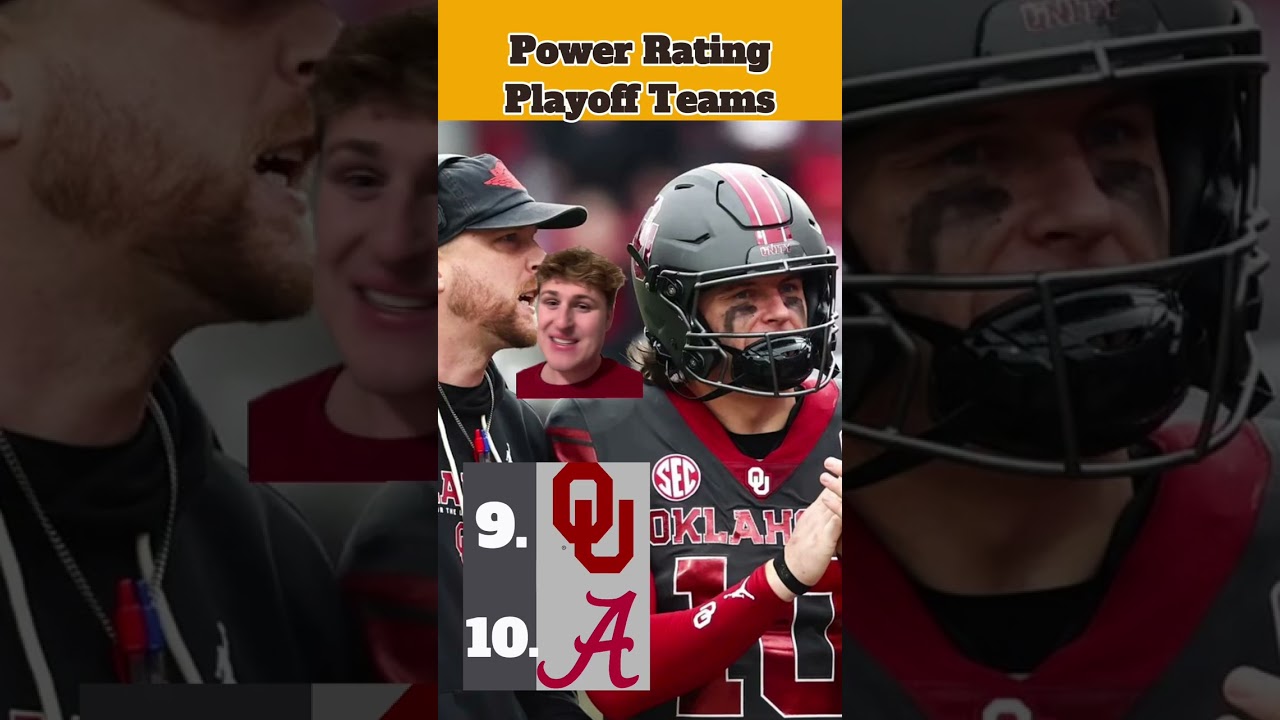Power Rating every team in the College Football Playoffs
