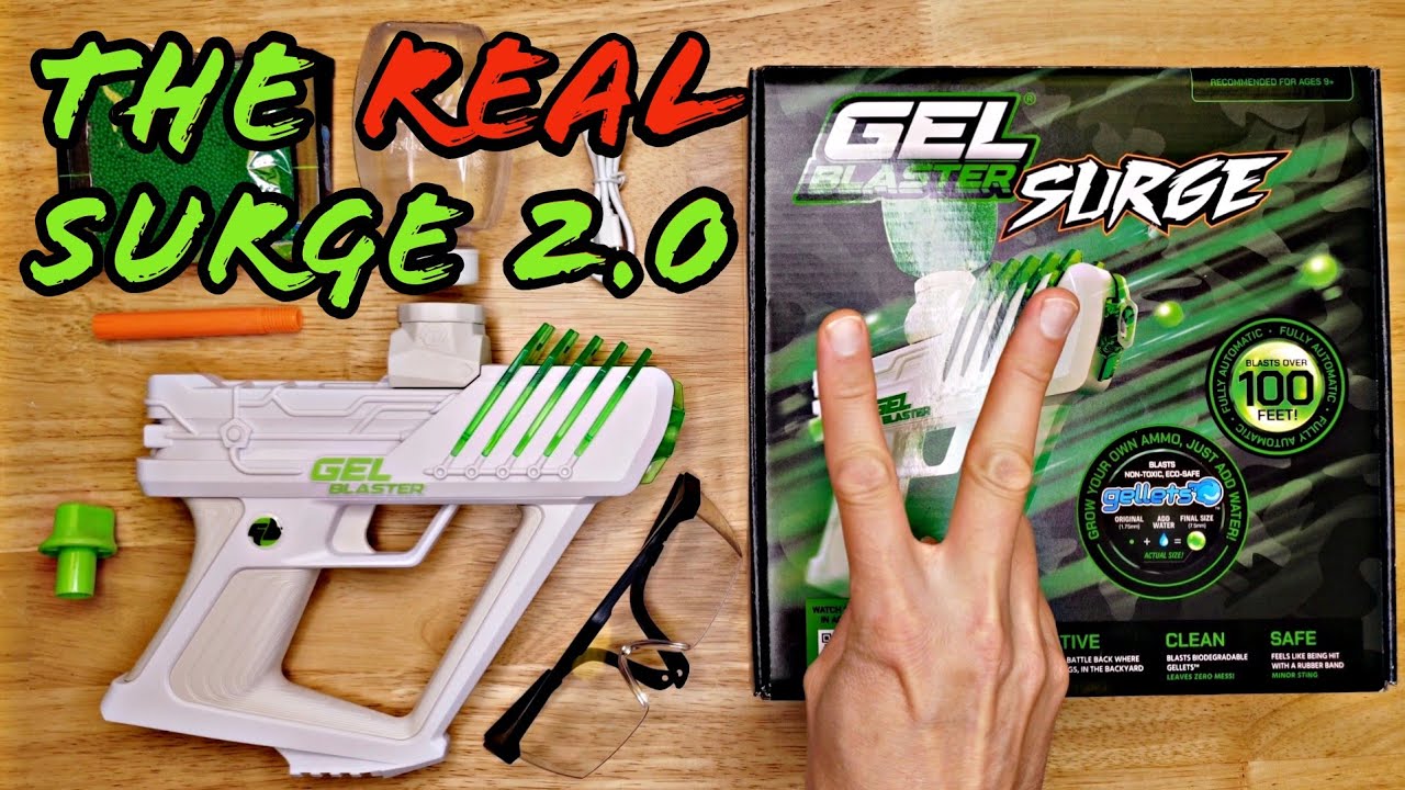 What's In The Box?! GEL BLASTER SURGE 2.0 Unboxing and Initial Review | GB Splatrball Hydro Strike