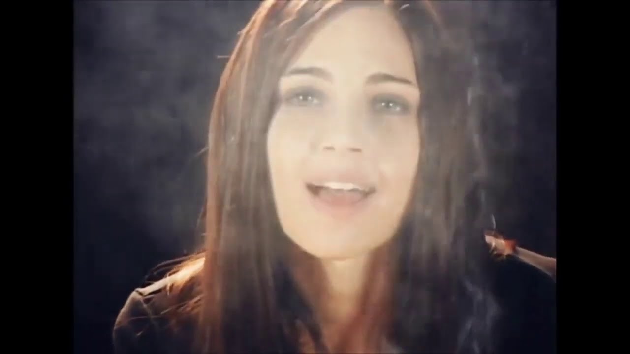 Brunette Beauty Smoking