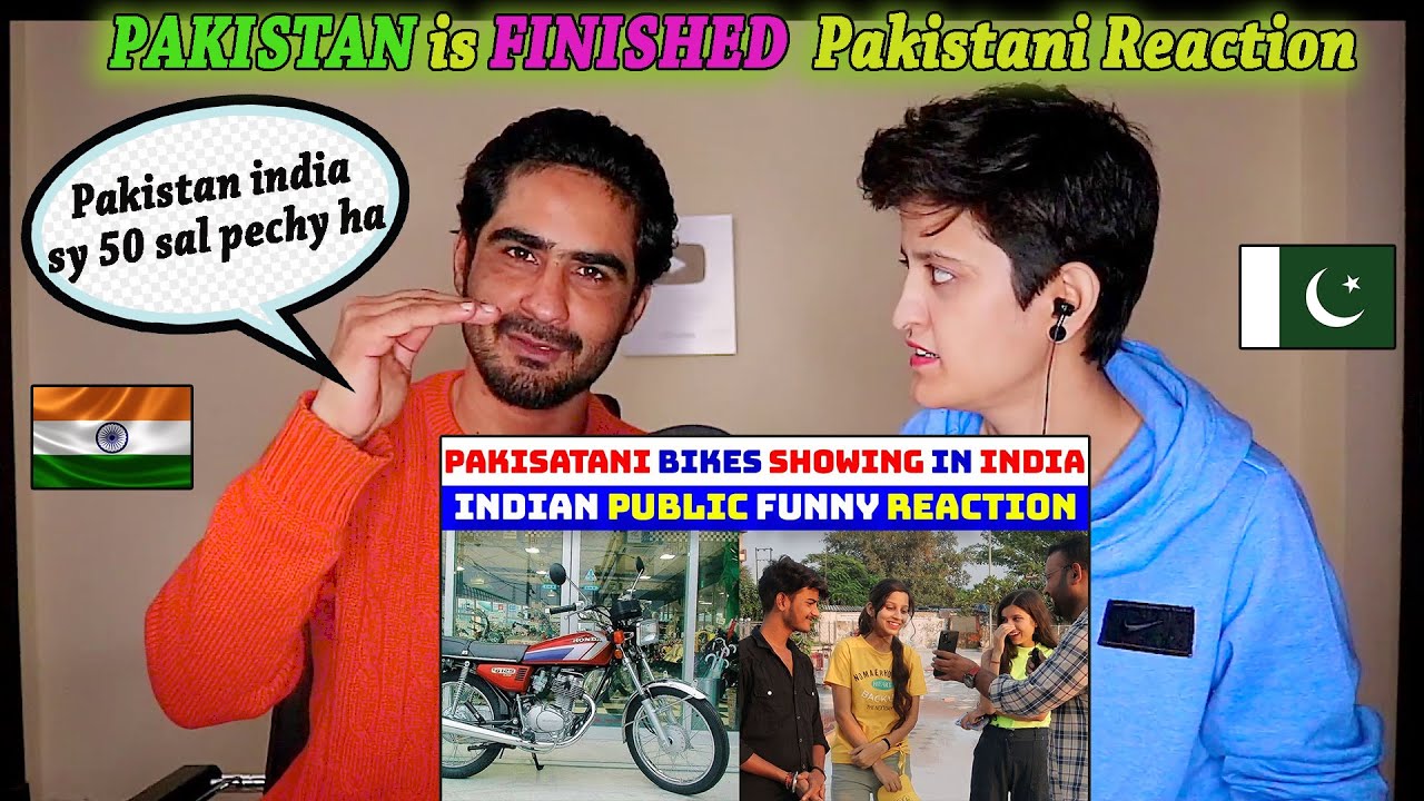 Pakistani Bike Showing In Indian | Indian Public Reaction | Pakistani Reaction On India