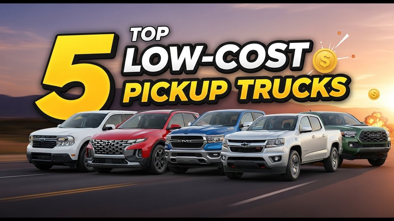 Top 5 Cheapest Pickup Trucks in 2026: Affordable Power!