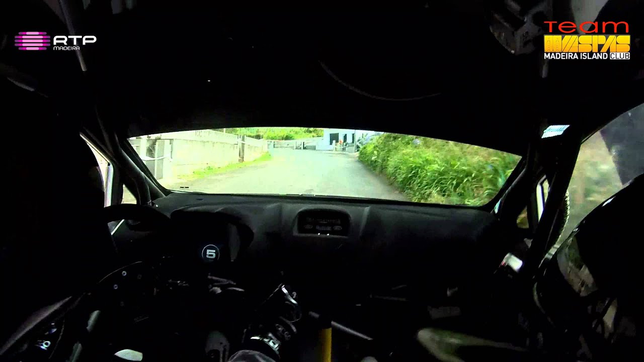 Onboard Bernardo Sousa - Hugo Magalhães Ford Fiesta R5 Pec 8 Rali Vinho Madeira 2014
