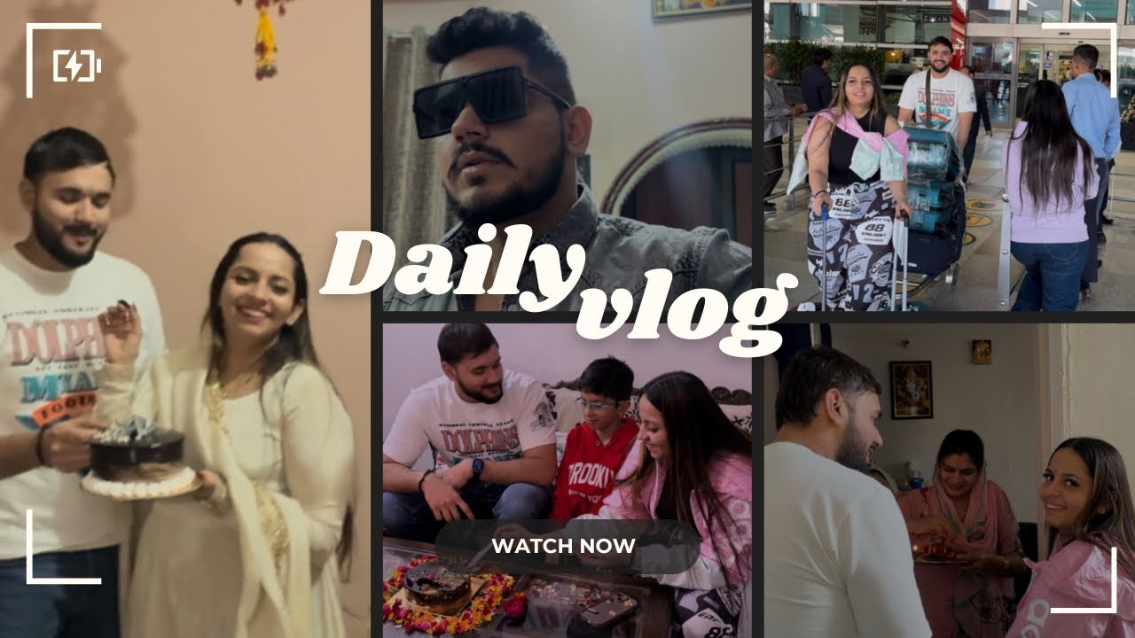 Finally 1 saal बाद varsha और Rohit UK🇬🇧 से vapis aya 🥺🎉