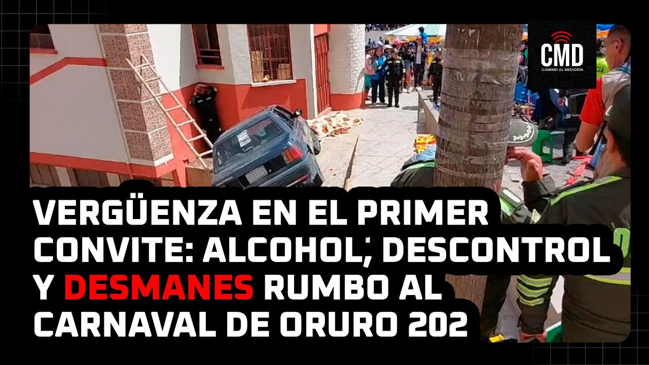 Vergüenza en el Primer Convite: alcohol, descontrol y desmanes rumbo al Carnaval de Oruro 2026