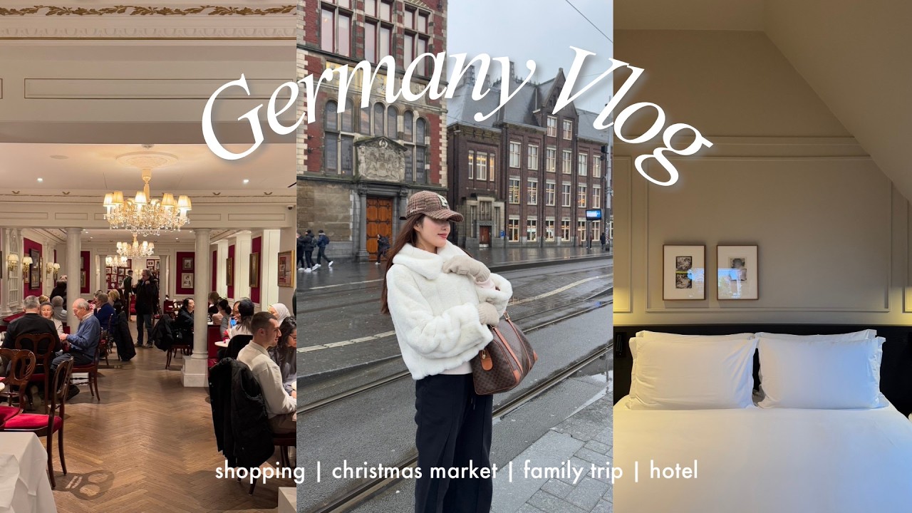 【ドイツVLOG🇩🇪】本場のクリスマスマーケットが素敵すぎた🎄✨7泊8日でオランダ/オーストリアも大満喫♡