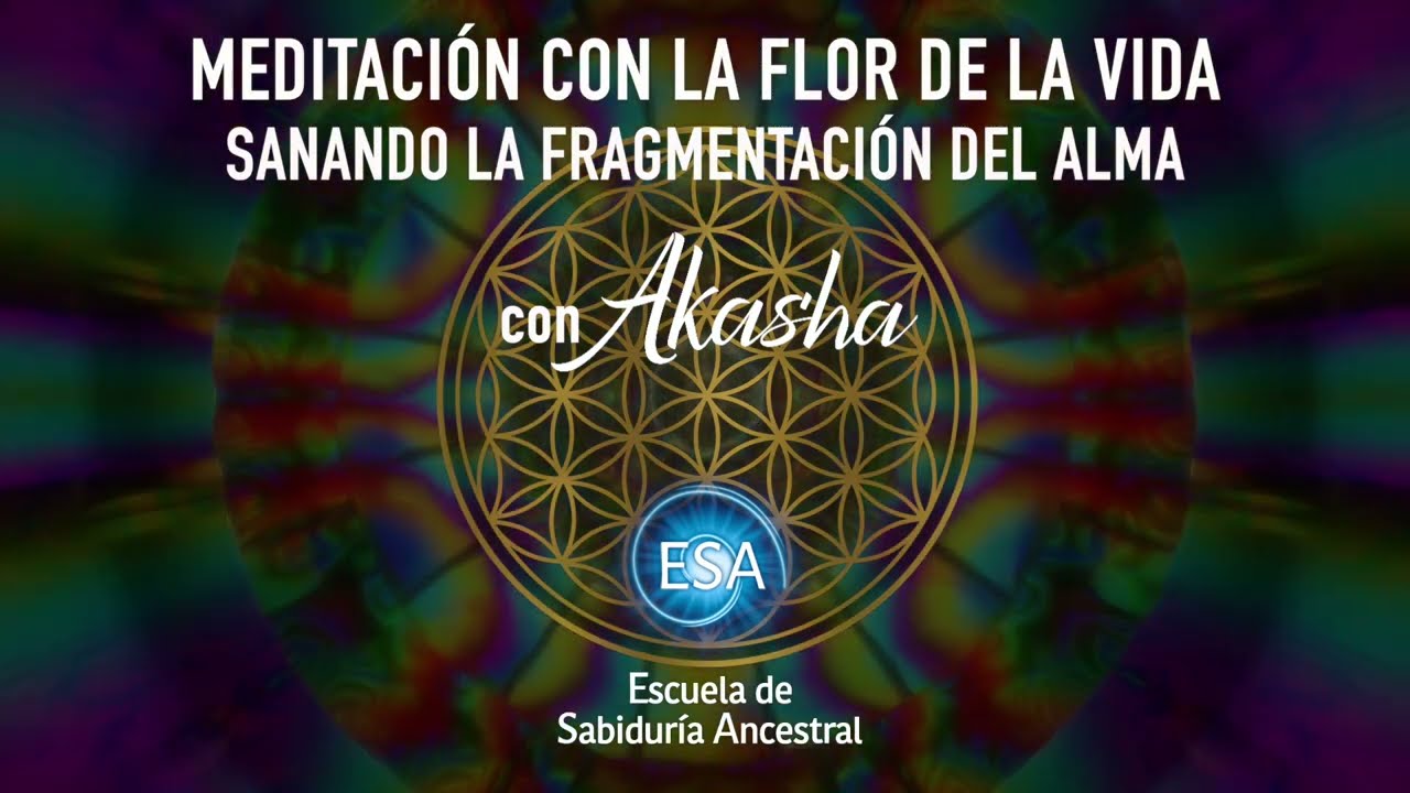 MEDITACIÓN CON LA FLOR DE LA VIDA 🌀SANANDO LA FRAGMENTACIÓN DEL ALMA con Akasha