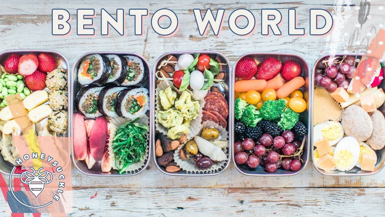 5 BENTO BOXES around the World 🌎 for #BuzyBeez