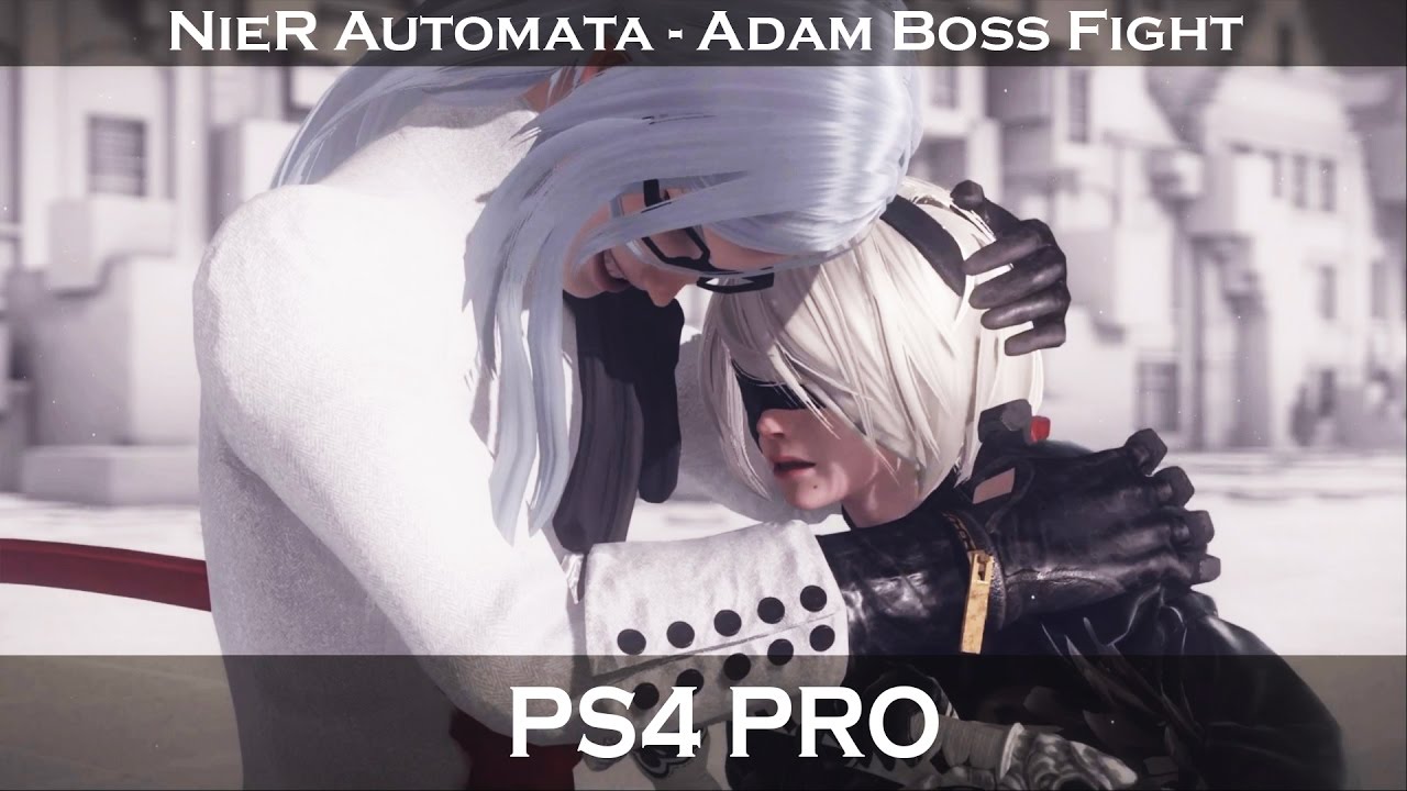 NieR: Automata - Adam (Copied City) Boss Fight #8 (PS4 PRO)