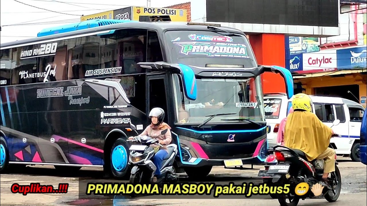 PRIMADONA MASBOY pakai Jetbus5‼️😁👏🏻👏🏻 perjalanan Panjang PRIMADONA pindah ke Tunggal jaya.